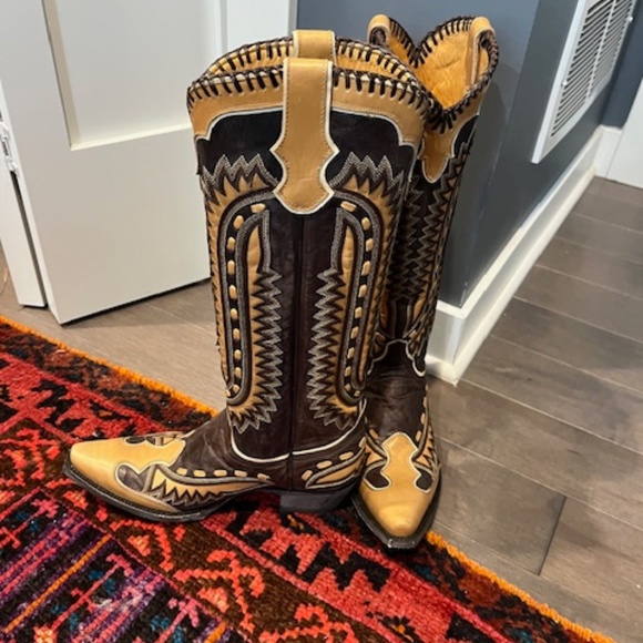 Old Gringo Knee High Cowboy Boots - Picture 2 of 5